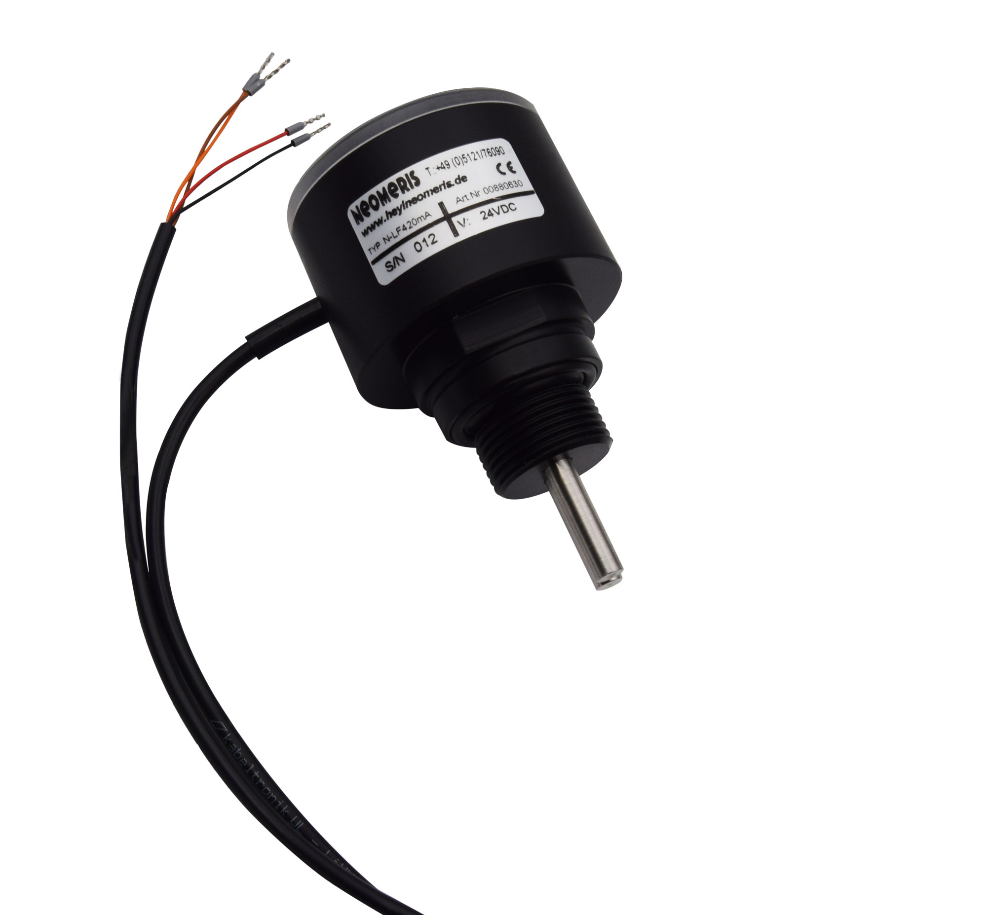 N-LF420 0-50µS Leitfähigkeitsmessgerät mit 4-20mA Ausgang, LED Anzeige und 3/4 Zoll Einschraubgewinde, robustes POM Gehäuse mit Acrylglas Vision-Panel, 4-20mA Ausgang, kompakt