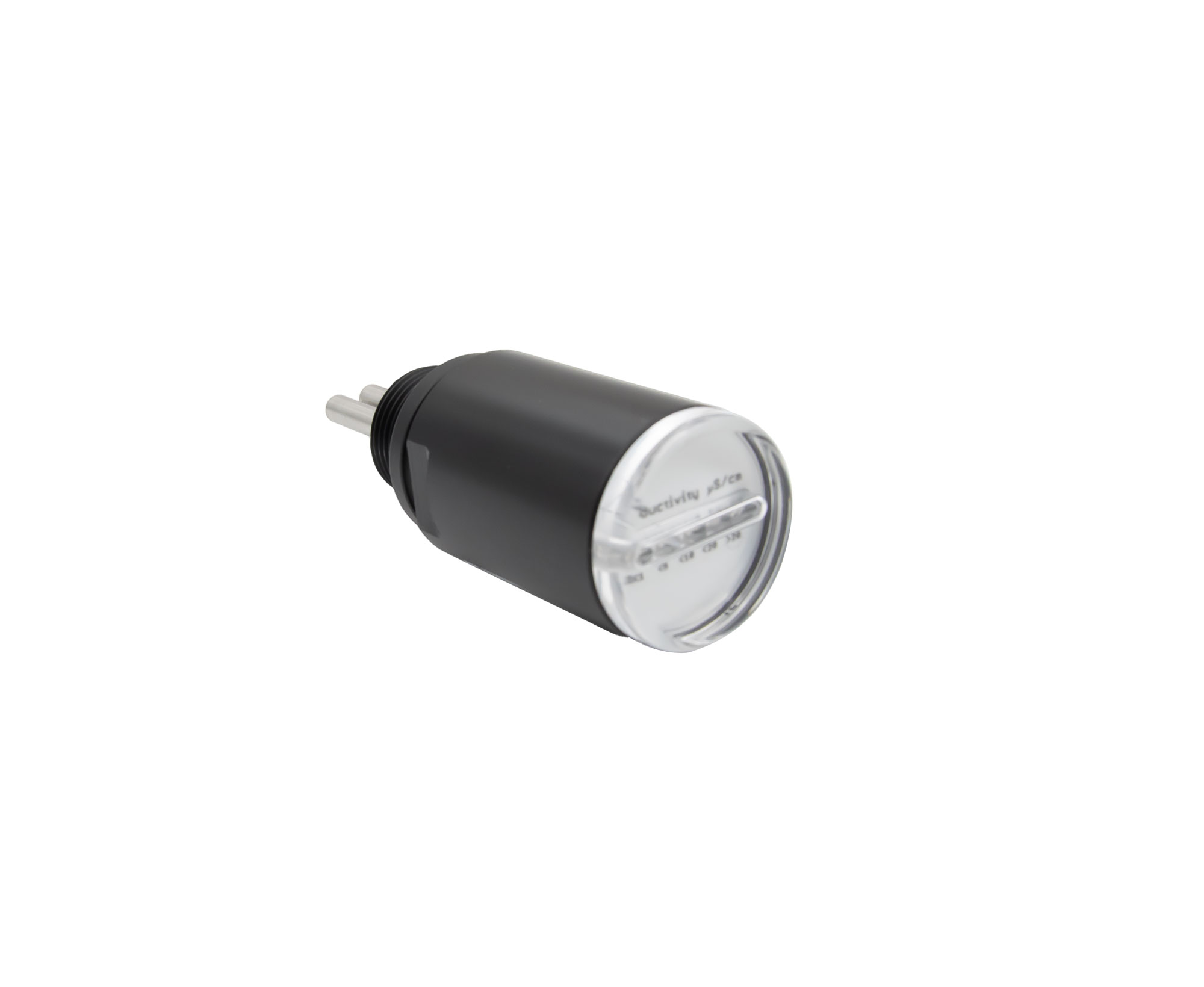 N-LED20, Leitfähigkeitsmessgerät 0-20 μS/cm mit 5 LEDs und integrierter 3/4' Einschraubmesszelle