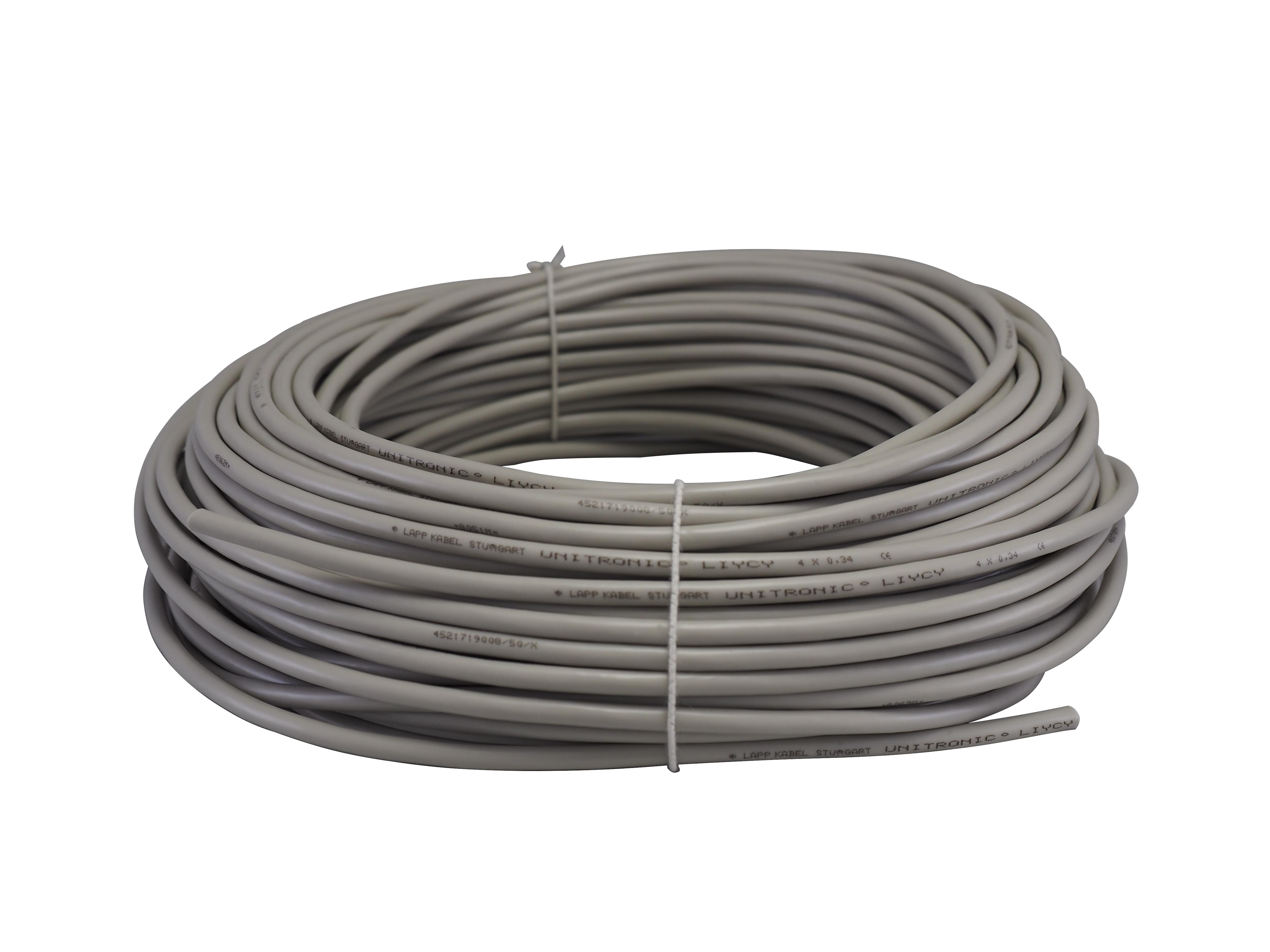 JUMO 50 meter connection cable (4-wire + shield)