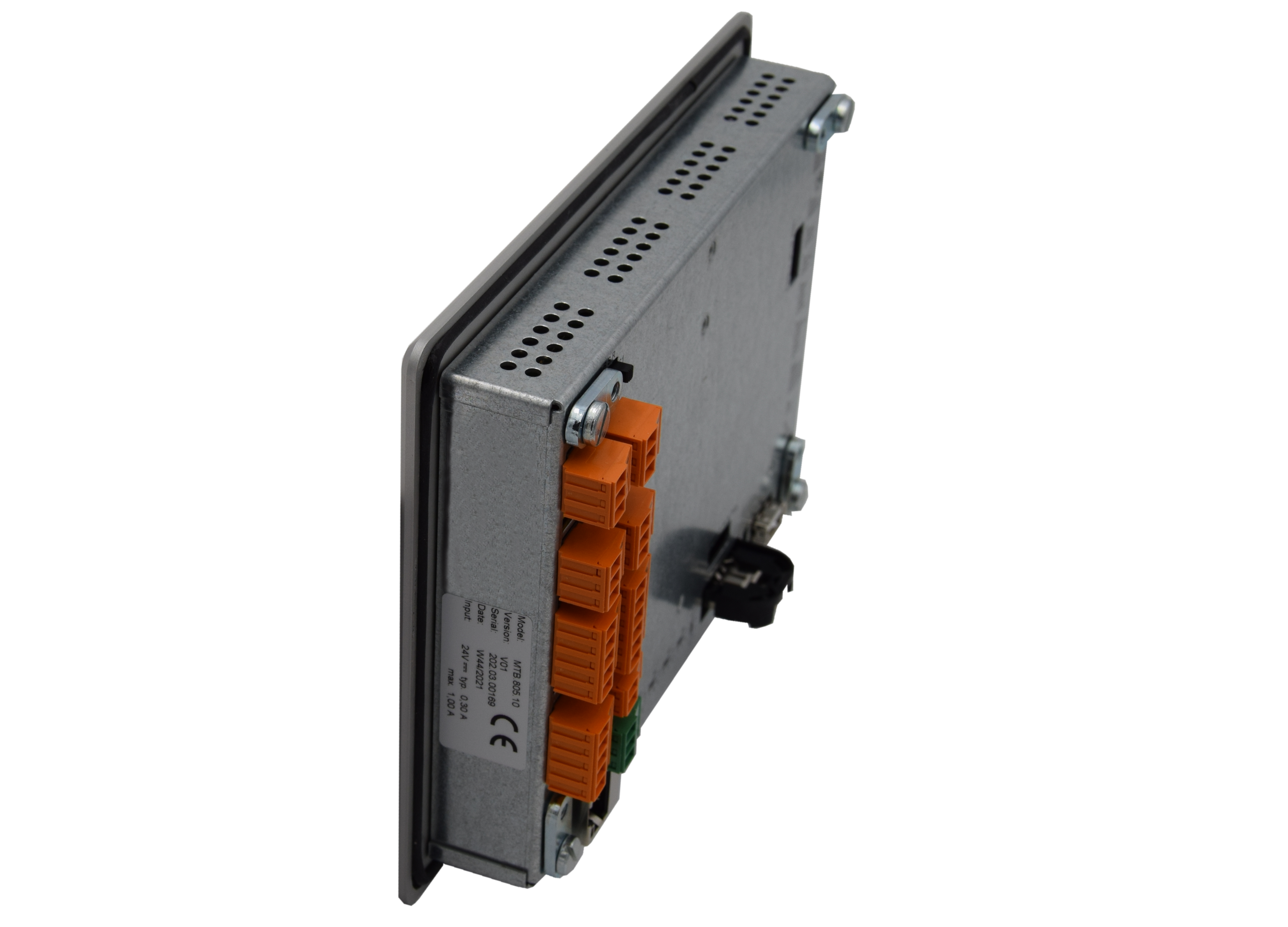 NeoTecMaster® Steuergerät Rückseite, Anschlussklemmen und Lüftergitter