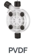 emec K-Plus Serviceset M, PVDF Pumpenkopf, Viton Dichtung, PTFE Membrane