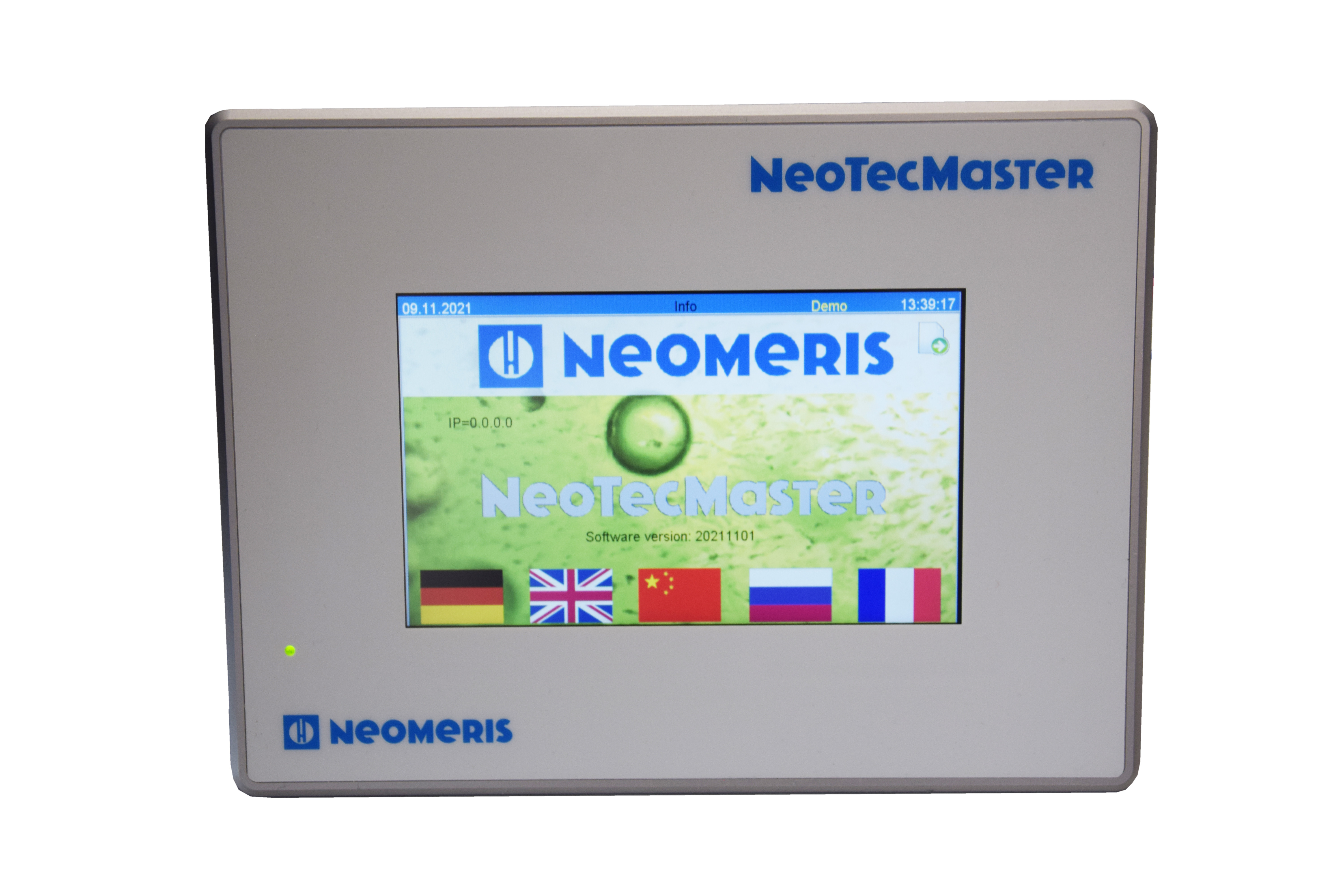NeoTecMaster® 5 Zoll Frontdisplay mit Startbildschirm