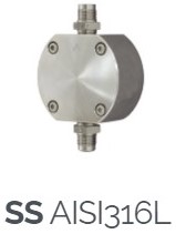 emec K-Plus Serviceset L, Edelstahl Pumpenkopf, Viton Dichtung, PTFE Membrane, Detailaufnahme