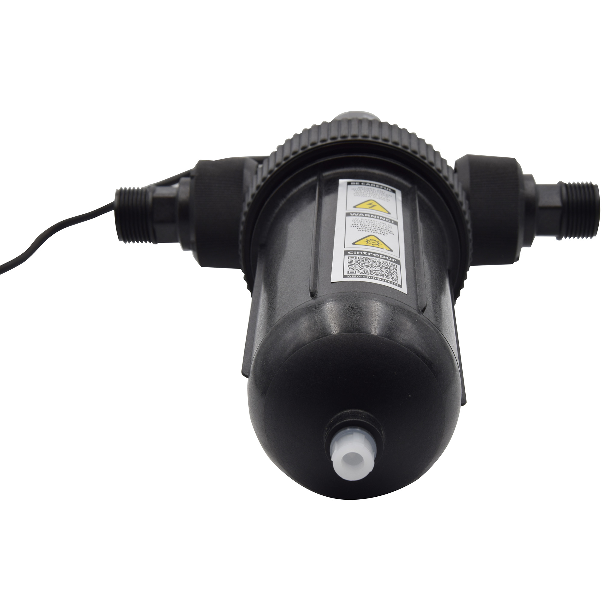 CINTROPUR UV4100 3/4″ + 1″, Bodenansicht, Wasseraufbereitungssystem, UV-Technologie, kompakt