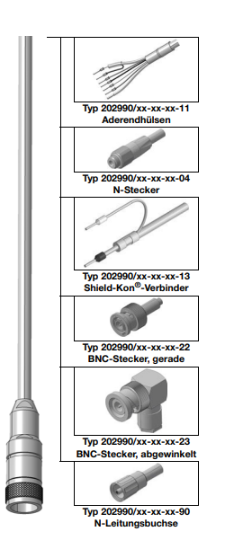 3 Meter Anschlusskabel für pH/Redox, ohne Stecker, Kabel in Nahaufnahme