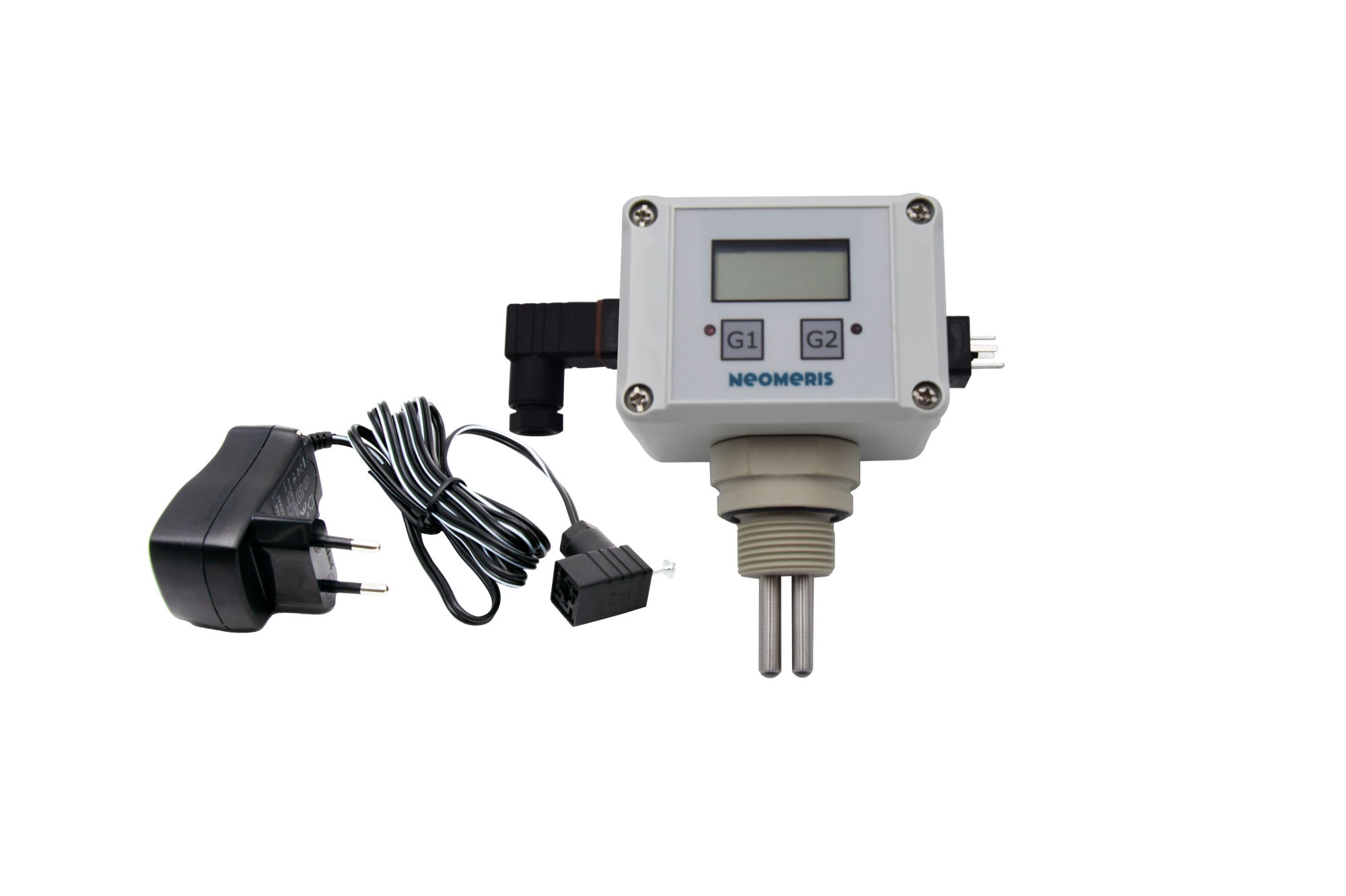 N-LF1000R mit integrierter Messzelle und 9 V DC Netzteil