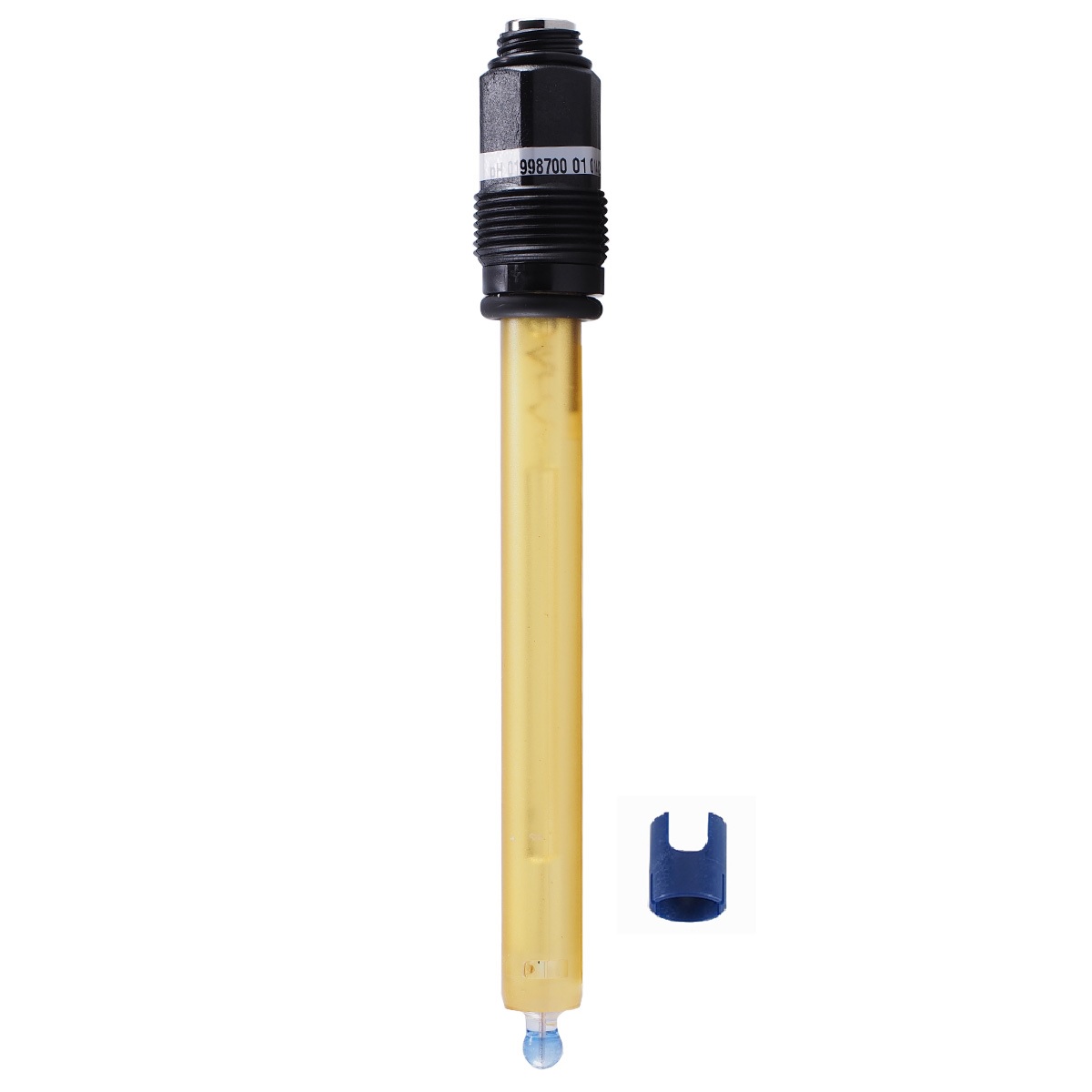 JUMO ecoLine pH plastic shaft electrode, S8 Pg13.5 screw head with slip-on protection basket JUMO ecoLine pH plastic shaft electrode, S8 Pg13.5 screw head with slip-on protection basket