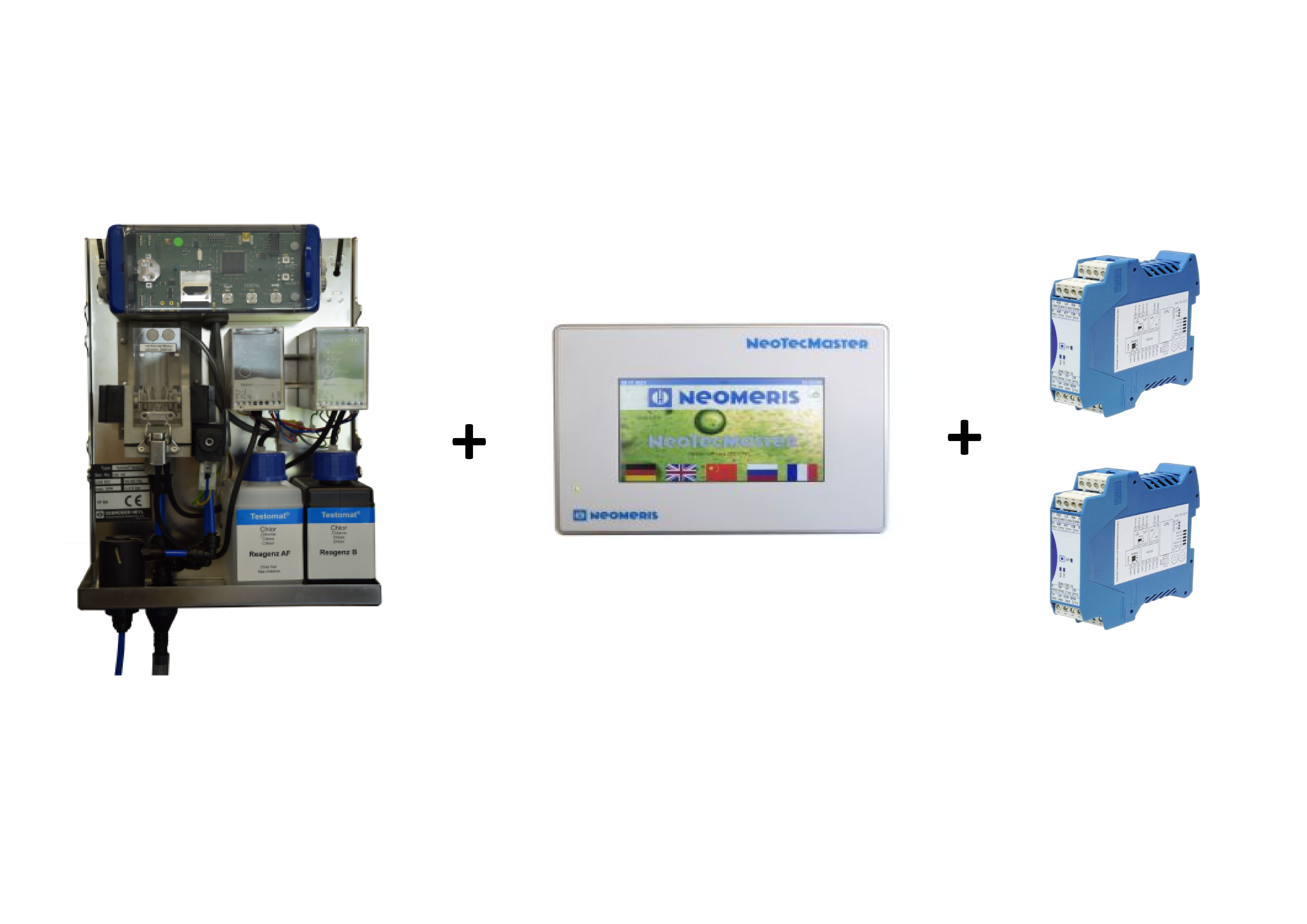 Testomat® LAB CL mit NeoTecMaster® - Mehrwertpaket Testomat LAB CL mit NeoTecMaster Komplettsystem zur Chloranalyse