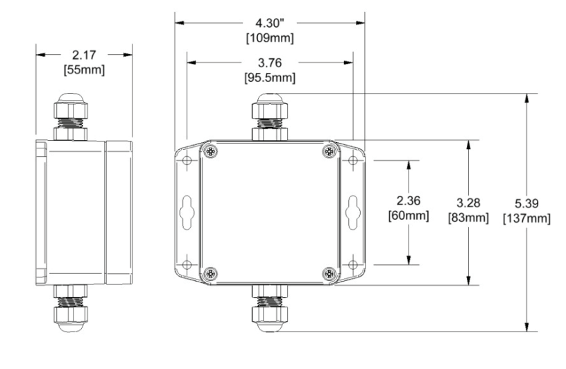 NeoTec signal converter 4-20 mA (conductivity, cell constant c=0.1) in enclosure (wall mounting)