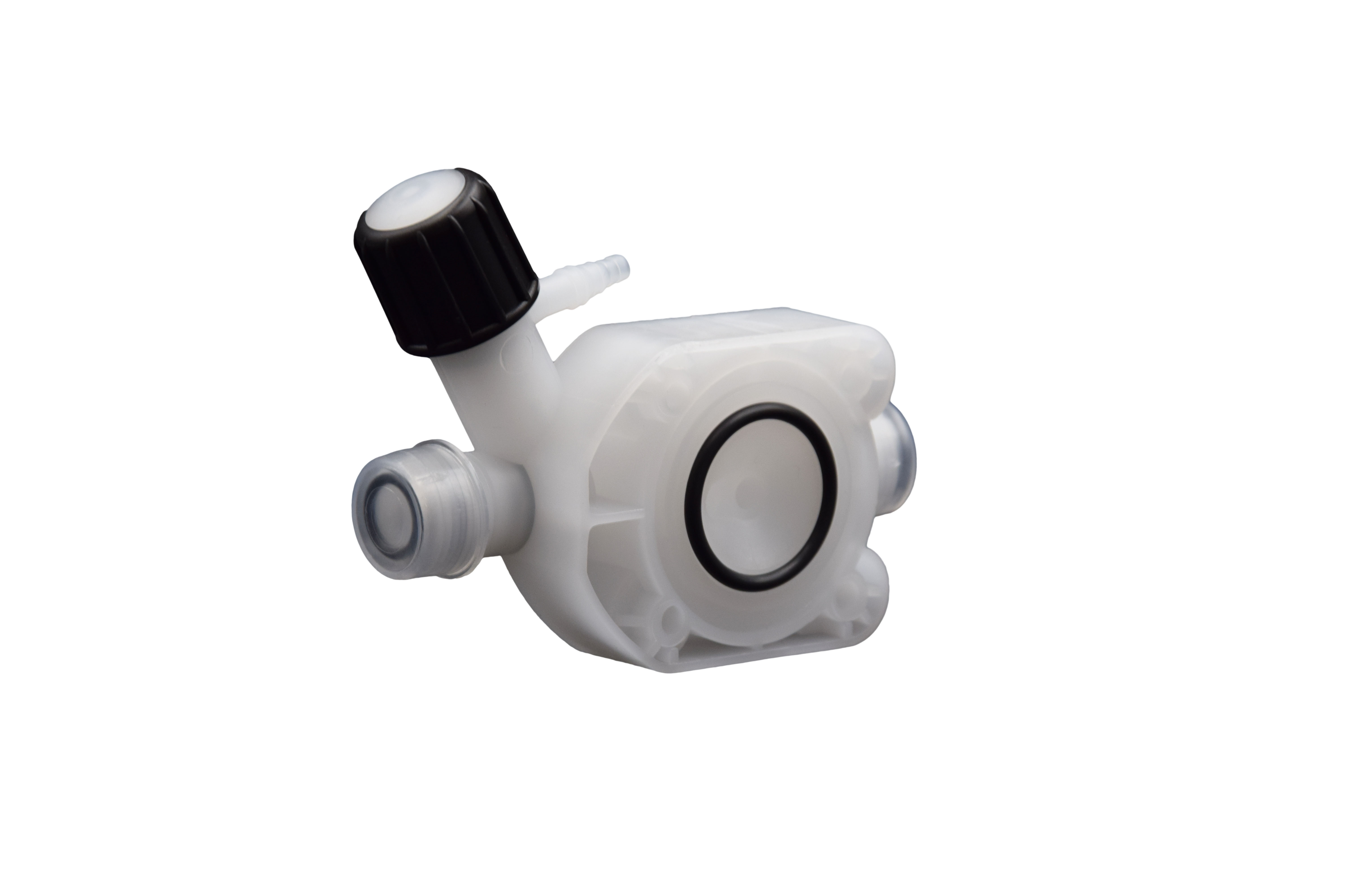 PVDF Dosierkopf mit Viton Dichtung – Teil des emec VMS Servicesets J