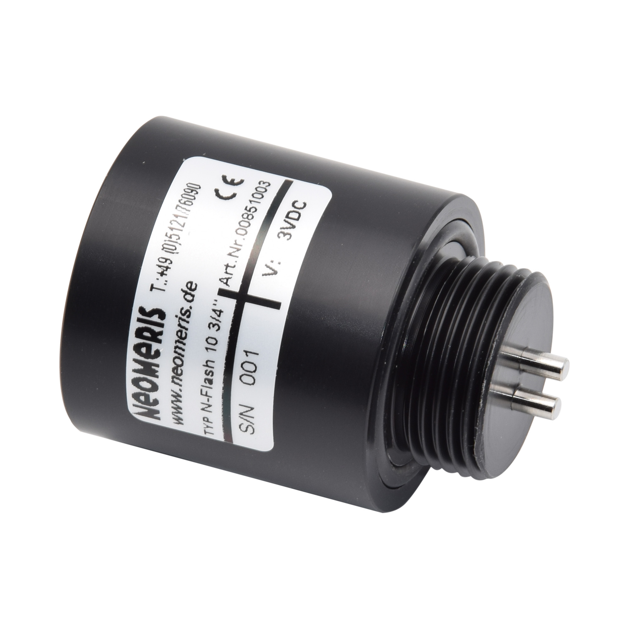 N‑FLASH10 Leitfähigkeitsmesser Detail, integrierte Einschraubmesszelle und LED‑Kontrolle