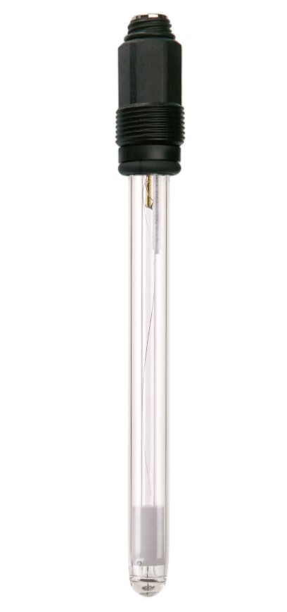 JUMO tecLine Redox-Elektrode (Glasschaft, Platin-Kuppe, PTFE-Ring, Schraubkopf Pg13,5, 120mm, Salzreserve)