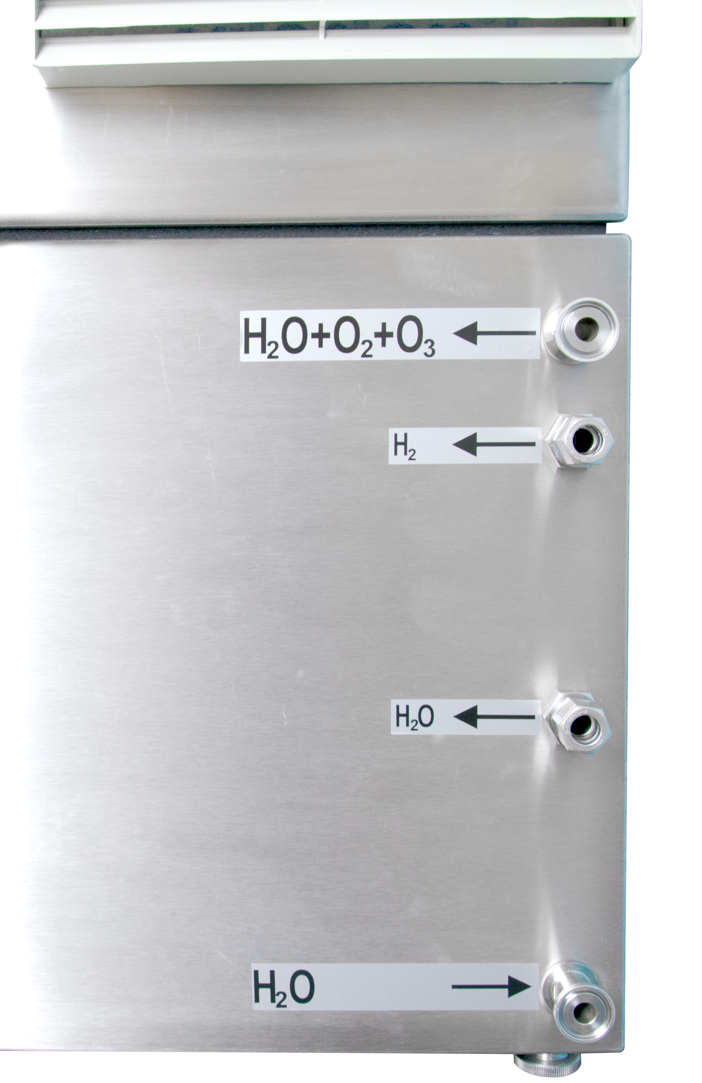 Ozonia Membrel MkV-S-3, Anschlussdetails, TriClamp-System, DIN 32676-A Standard
